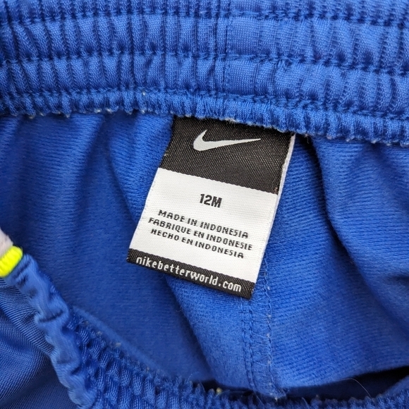 NIKE baby boy pants jogger sweatpants blue size 12 months - Picture 6 of 6